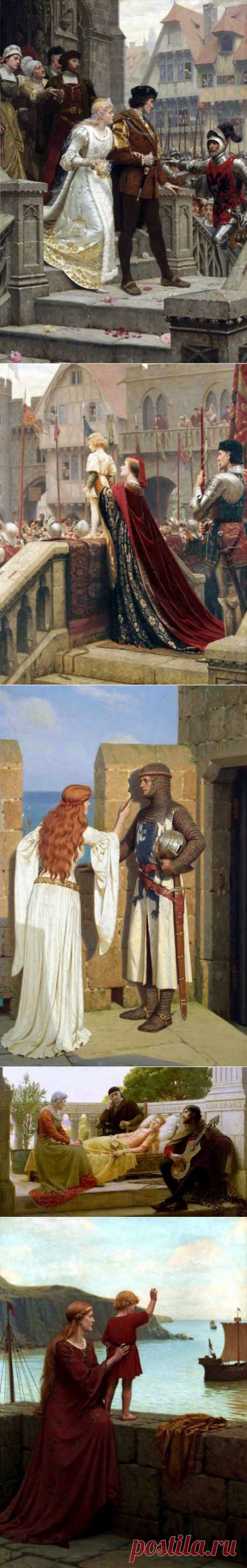 Английский художник Edmund Blair Leighton. История рыцарства.