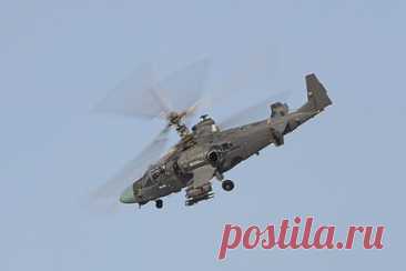 Вертолет Ка-52М уничтожил опорный пункт ВСУ