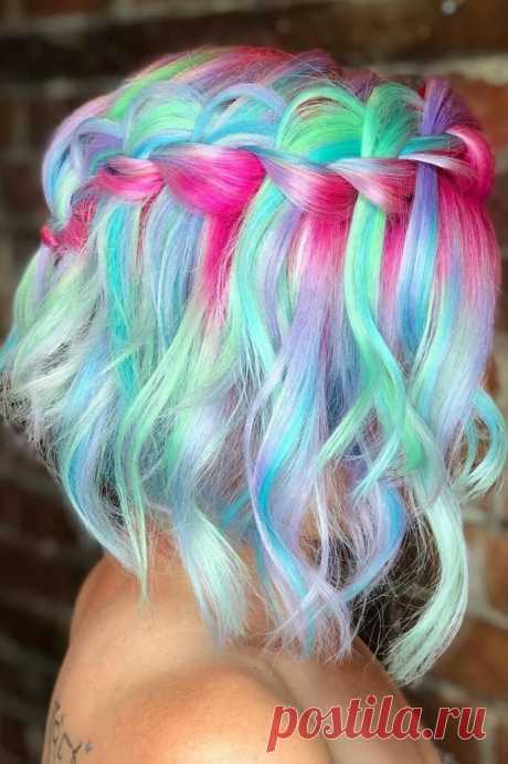 Как Красить Волосы Цветными Мелками.(5 Основных Правил) | КУДРИ-ЛОКОНЫ | Яндекс Дзен