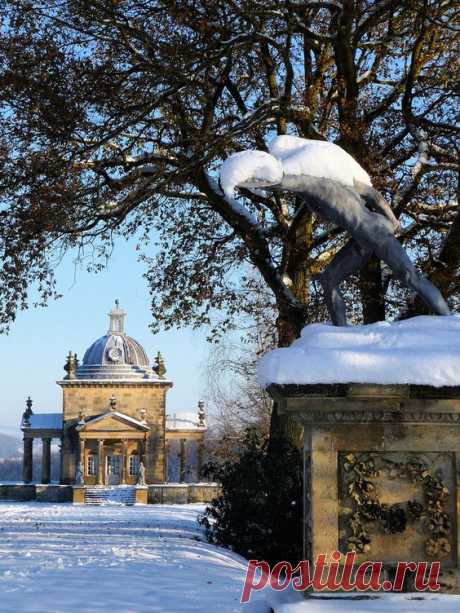 Castle Howard Temple and Statue