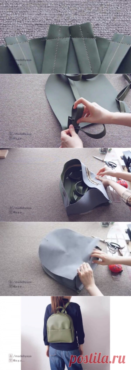 Как сшить рюкзак из старых джинсов своими руками (выкройки) | Тысяча и одна идея