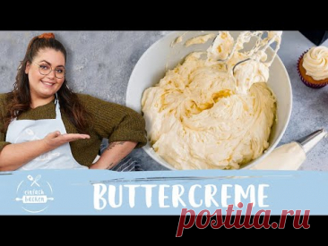 Buttercreme Grundrezept mit Pudding | deutsche Buttercreme 😋 I Einfach Backen