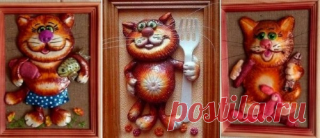 Кот из соленого теста своими руками | 33 Поделки | Яндекс Дзен
