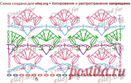 Ellej org схема вязания узоры крючком