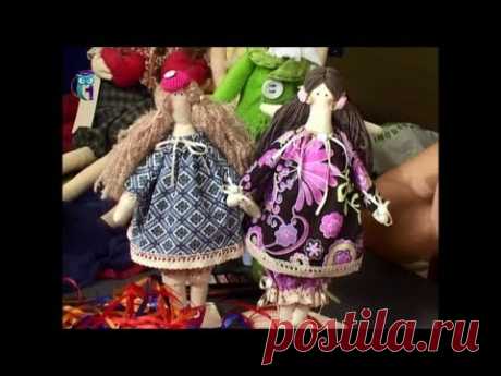 (87) Шьём текстильную куклу в стиле Тильда. Мастер класс. Наташа Фохтина - YouTube