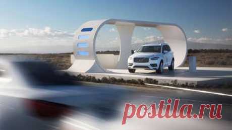 Volvo XC90 сможет одалживать энергию у других авто / Только машины