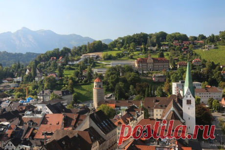 Панорама Фельдкирха
 #австрия #österreich #austria #schattenburg #шаттенбург #vorarlberg #форарльберг