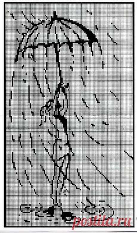 Points de croix *@* Raining