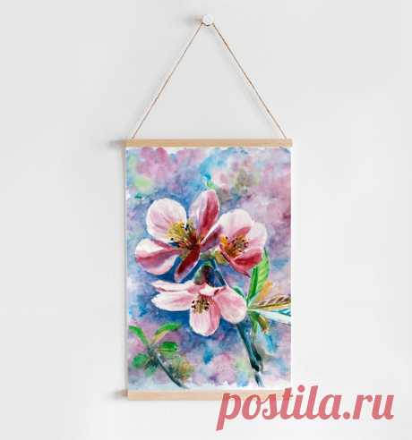 Cherry Blossom Painting Cherry Blossom Printable Wall Art | Etsy Россия