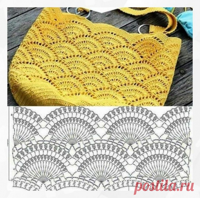 ​Восхитительная вязаная сумочка