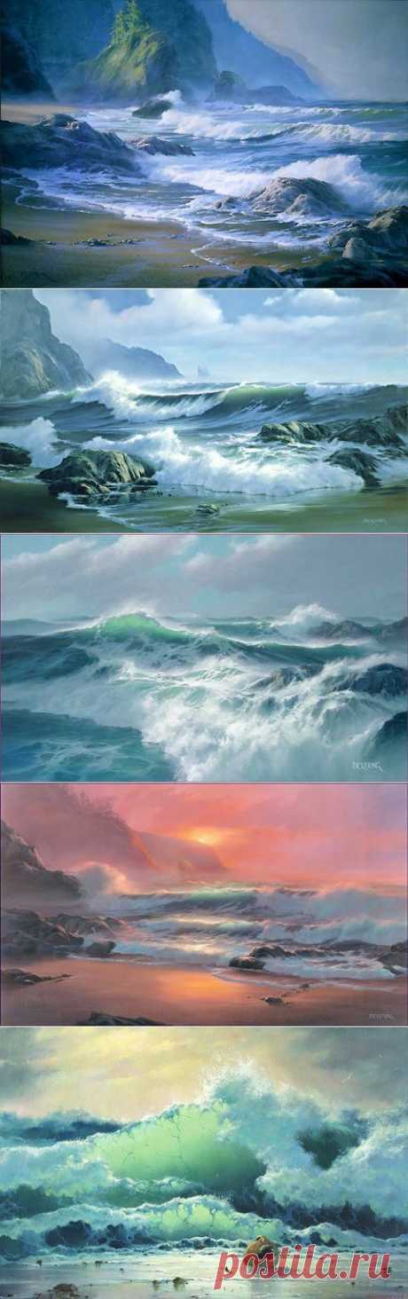 (+1) - Морские пейзажи от художника Byron Pickering | Искусство