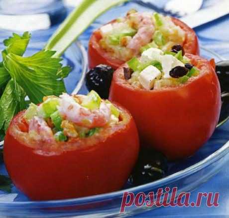 Фаршированные помидоры - пошаговый рецепт с фото на Повар.ру