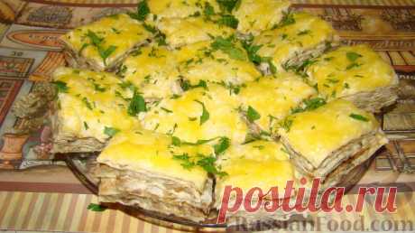 Закусочный торт из лаваша