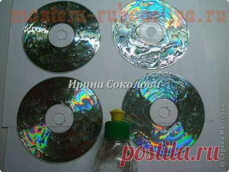 Подставки под чашки из CD-дисков | Золотые Руки