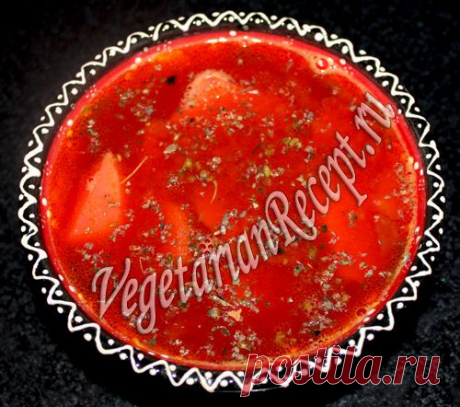 Свекольный суп с красной чечевицей - рецепт с фото | Вегетарианские рецепты &quot;Приготовим с любовью!&quot;