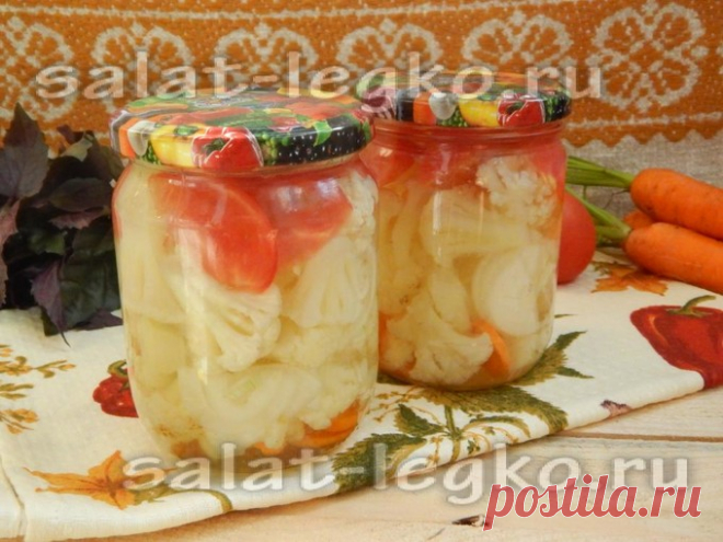 Салат из цветной капусты, рецепт с фото