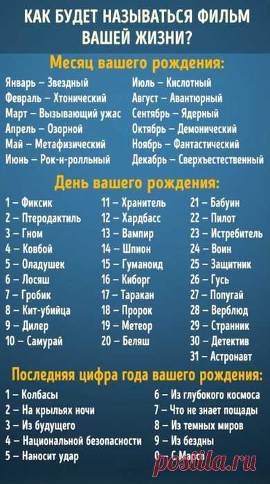 Пророк из глубокого космоса. А как будет назван Ваш автобиографический фильм?