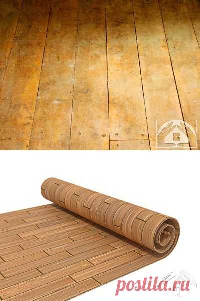 Как правильно укладывать линолеум на деревянный пол