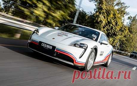 Porsche Taycan установил новый рекорд скорости без нарушений ПДД | Pinreg.Ru