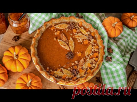 Американский ТЫКВЕННЫЙ ПИРОГ | пай / тарт из тыквы | Homemade Pumpkin Pie