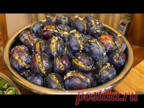 РЕЦЕПТ МАРИНОВАННЫХ СЛИВ/RECIPE FOR PICKLED PLUMS/ERİK TURŞUSU İÇİN TARİF/醃李子食譜 /البرقو مع الثوم