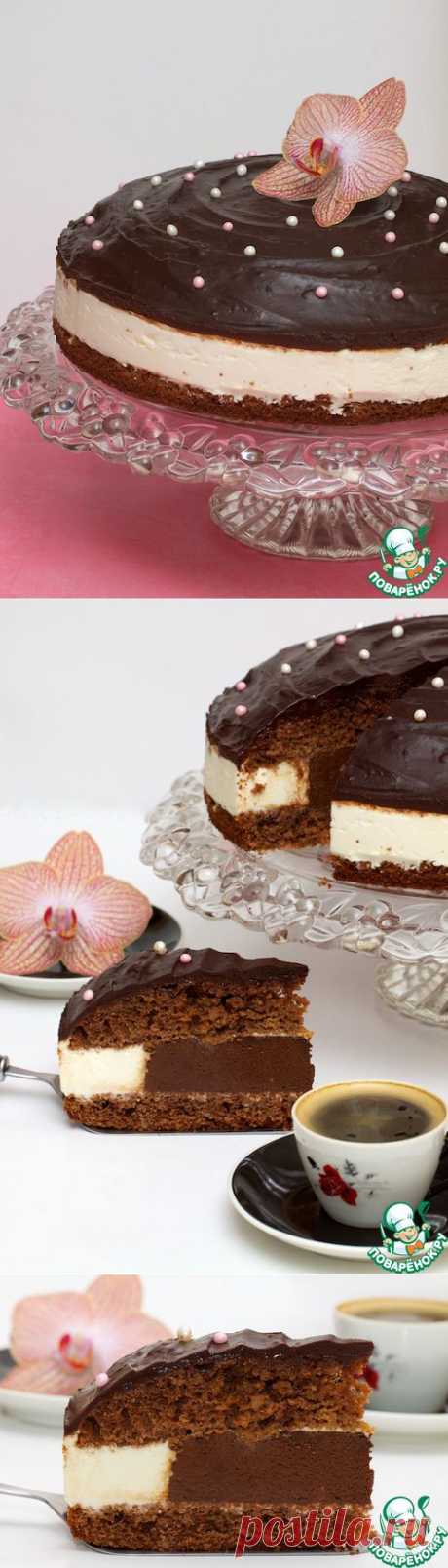 Шоколадно-сливочный торт - кулинарный рецепт