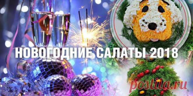 Новогодние салаты 2018. Простые и оригинальные рецепты салатов на Новый год 2018 
    
    
      
        


      Уже сейчас всех начинает волновать вопрос, какие новогодние салаты 2018 приготовить для праздничного вечера. В отличие от Петуха, Собака не привередлива в пище, поэт…