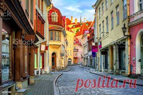 Old Town Of Tallinn Estonia Stock Photo - Download Image Now - iStock