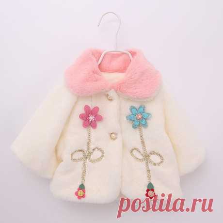 clothing cover Picture - More Detailed Picture about 2015 autumn winter thich fur baby coats baby girls outerwear flower warm kids jackets children clothing fleece qk326 Picture in Jackets &amp; Coats from Top Kid | Aliexpress.com | Alibaba Group