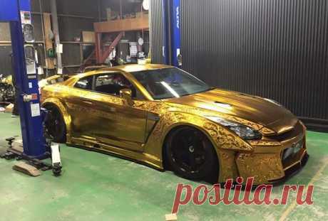Nissan GT-R в &quot;золотом&quot; и шикарном тюнинге от Kuhl Racing 