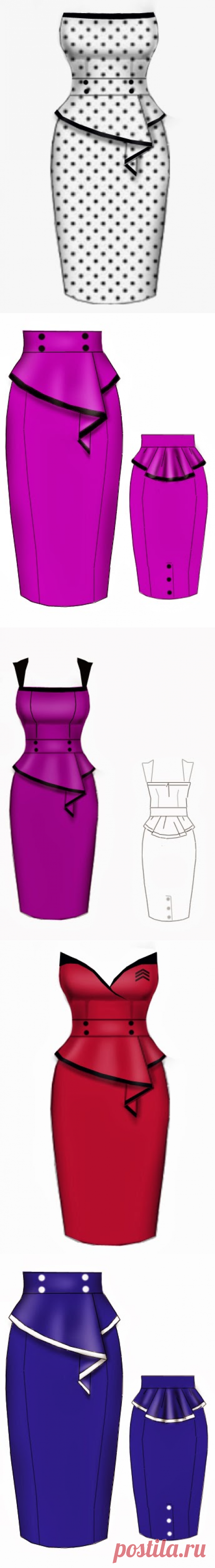 BlueBerryHillFashions: Rockabilly Peplum Dress designs By:www.blueberryjillfashions.com