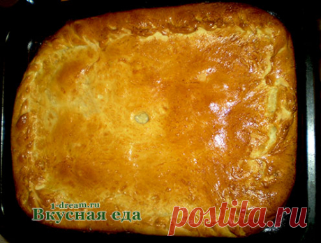 Пирог с капустой и яйцом-рецепт приготовления вкусного пирога из дрожжевого теста - Вкусная еда
