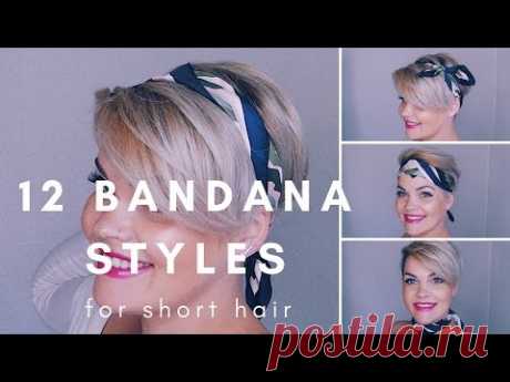 12 Bandana Styles for Short Hair