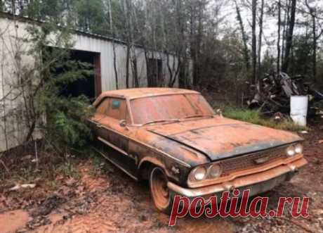 Ford Galaxie 1963 года, который пробыл в карьере большую часть своей жизни (15 фото) . Тут забавно !!!