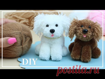 Новая Милая Собачка из Пряжи Нравится Всем! 🐕🧶 Как сделать собачку 💛 Cutest Yarn Dog - How to Make