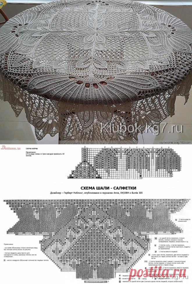 Скатерть просто загляденье! | Клубок