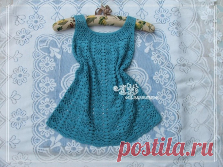 Ажурная туника крючком