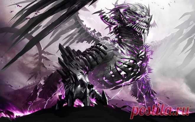 Download Silver Purple Lightning Dragon Wallpaper | Wallpapers.com Download Silver Purple Lightning Dragon wallpaper for your desktop, mobile phone and table. Multiple sizes available for all screen sizes. 100% Free and No Sign-Up Required.