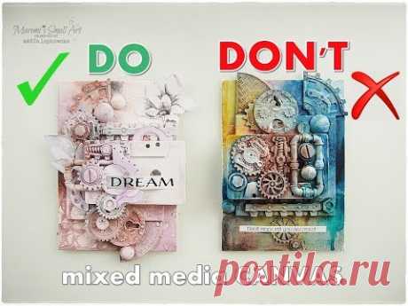 DOs & DON'Ts Mixed Media CANVAS for Beginners ♡ Maremi's Small Art ♡