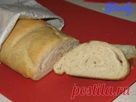Белый слоеный хлеб • Хлебобулочные изделия