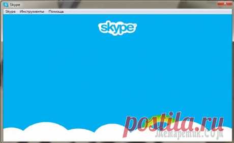Пустое окно при входе в учётную запись Skype. Как исправить?