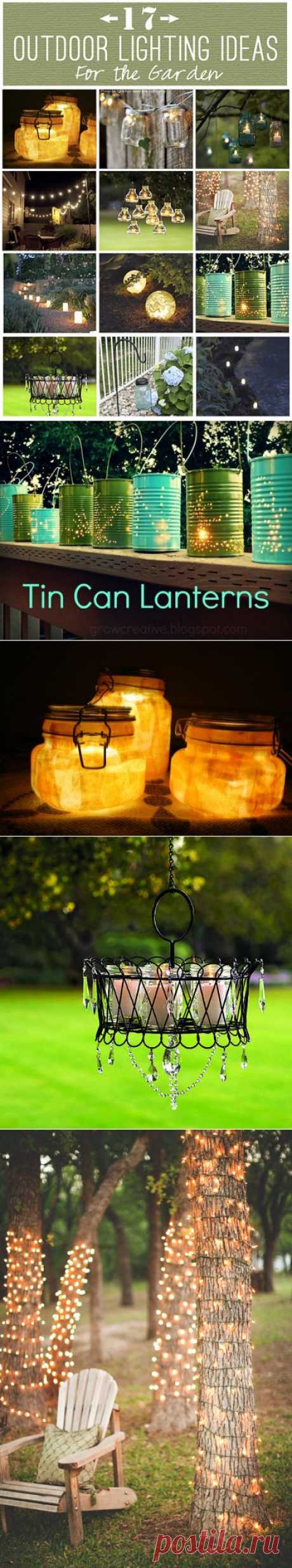 17 Outdoor Lighting Ideas for the Garden | Scattered Thoughts of a Crafty Mom