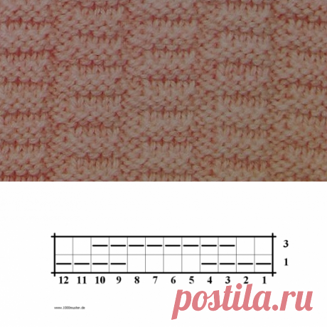 1000 схем вязания спицами » 038 схем плетения