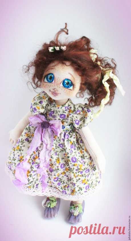 «Сиреневое счастье»: текстильная куколка — от выкройки до наряда. Часть 1 - Ярмарка Мастеров - ручная работа, handmade