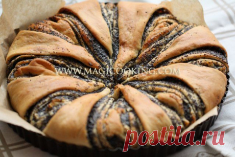 Дрожжевой пирог с маком | Магия кулинарии в Европе