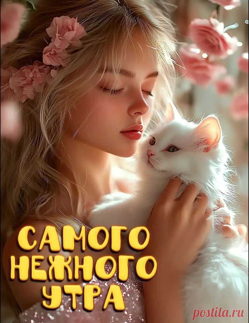 Открытка доброго нежного утра