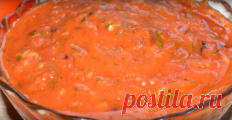 За 5 минут великолепный соус из помидоров Такой соус может стать отличным дополнение к любому блюду. В еще его можно использовать в качестве вкусной и аппетитной намазки на бутерброд. Соус очень простой в приготовлении. Продукты используются …
