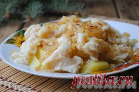 Рецепт галушек с картошкой