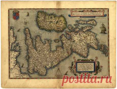 Карты 1570 года. Тартария, Америка и материк на Северном Полюсе. | Нешкольная история. | Яндекс Дзен