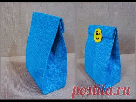 How to make a PAPER BAG ? Easy+Quick